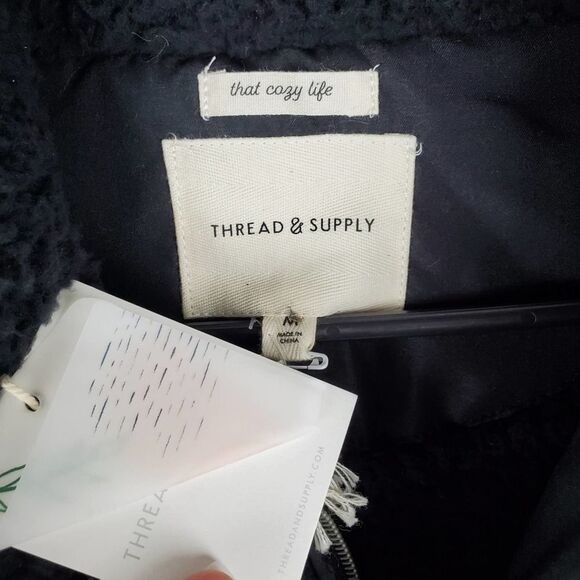 Thread Supply Wubby Fleece Pullover Sherpa Sweater Leopard Pockets Animal Print - Picture 12 of 12